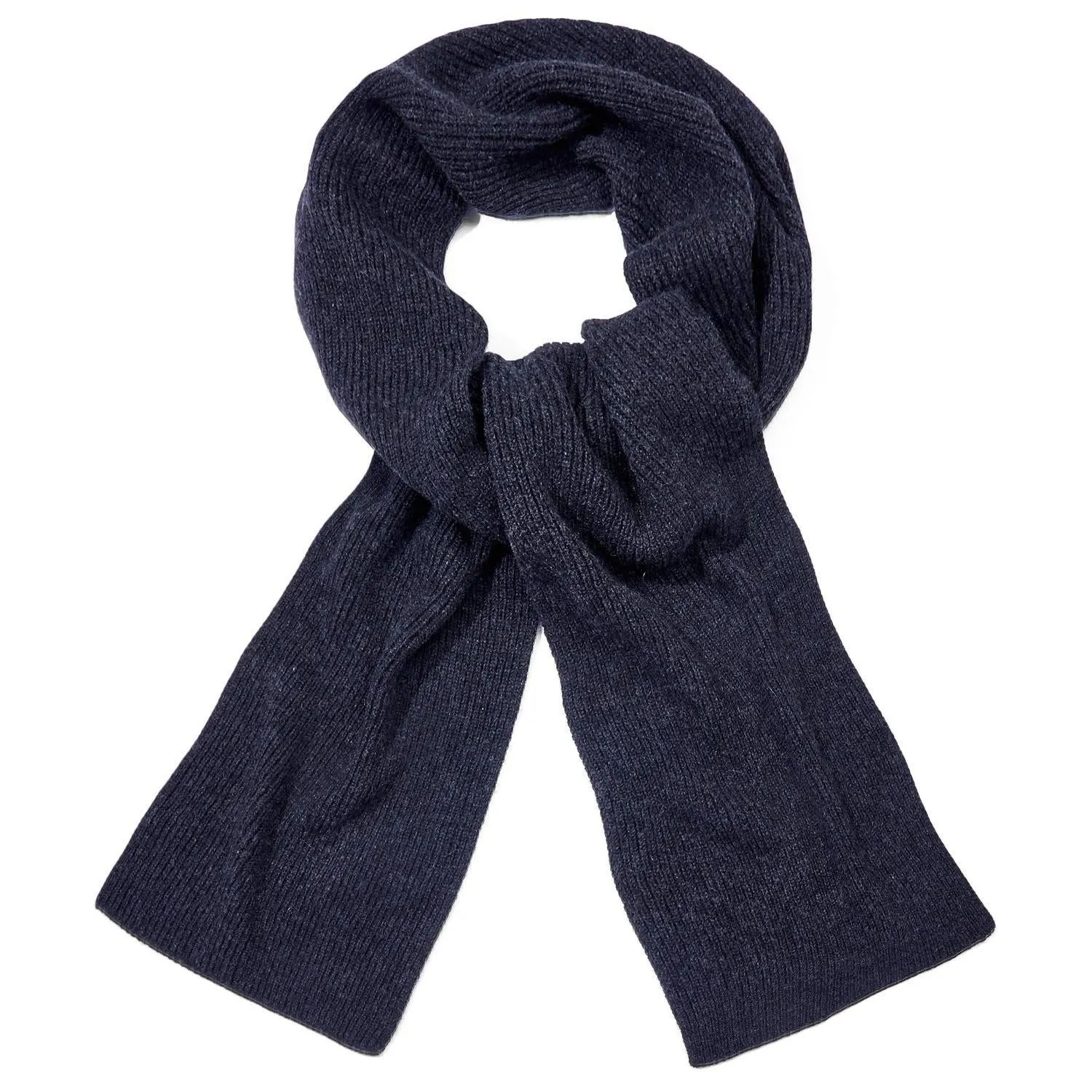 100% Cashmere Ribbed Scarf