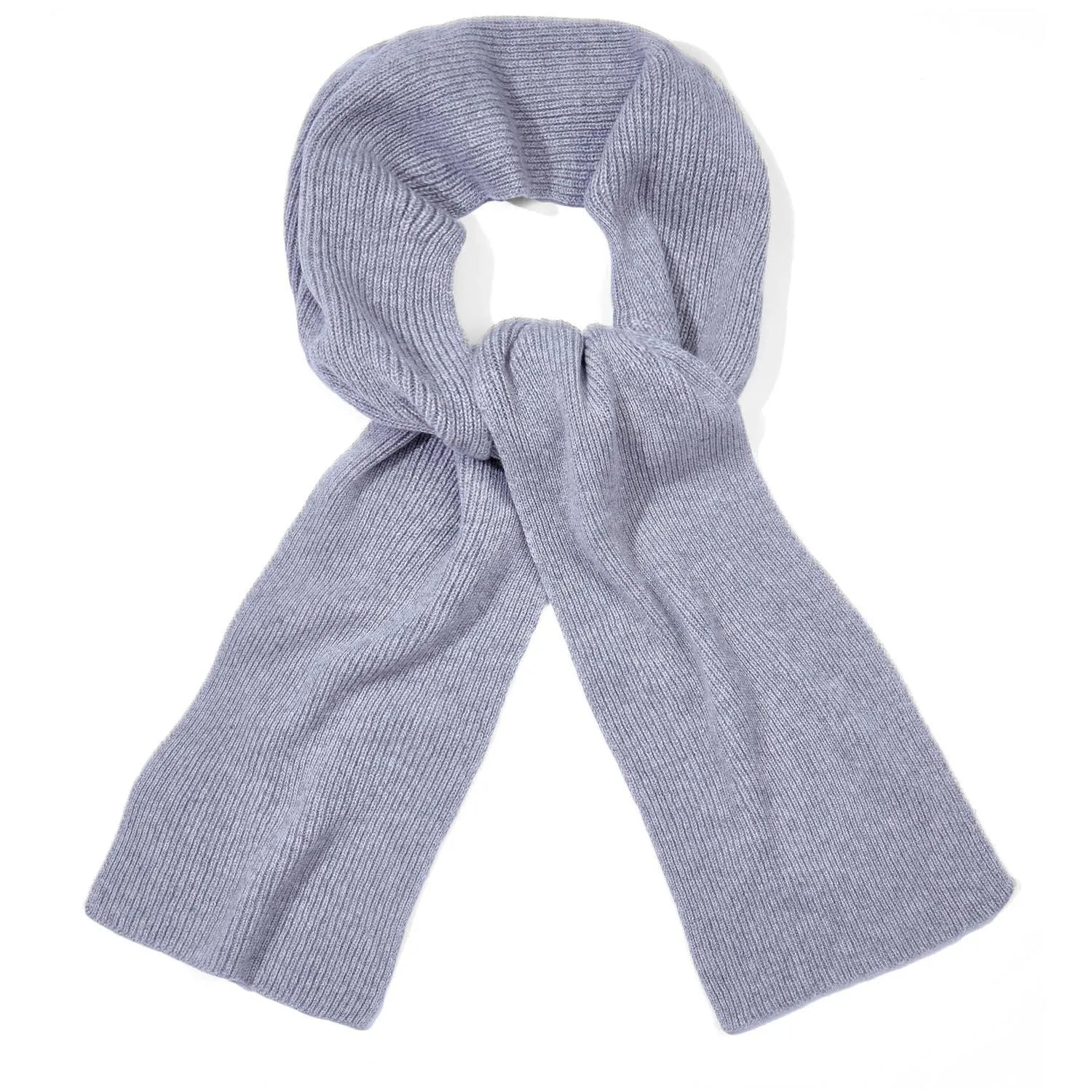 100% Cashmere Ribbed Scarf