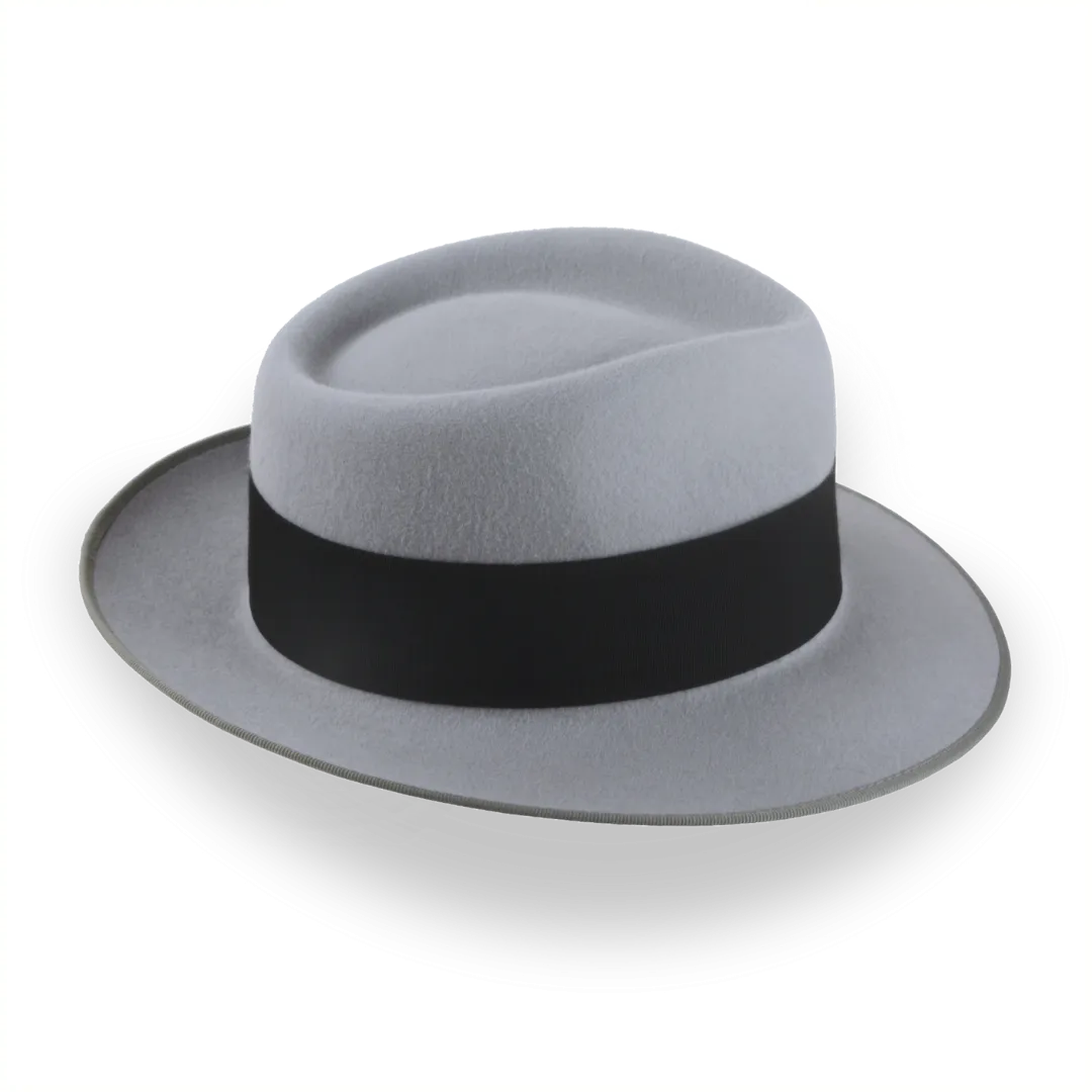 1940s Mens Grey Fedora - Custom Handcrafted | The Julep