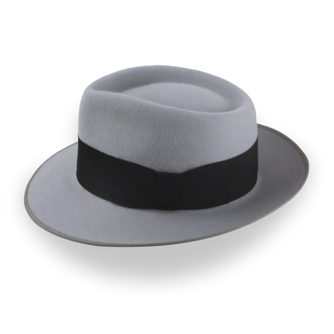 1940s Mens Grey Fedora - Custom Handcrafted | The Julep