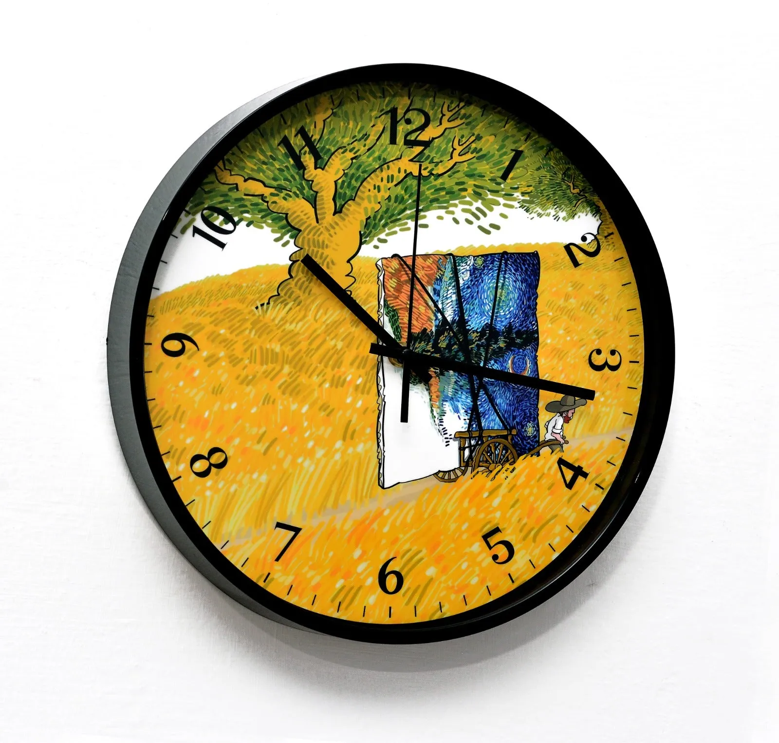 30 Cm Wall Clock Van Gogh-Former