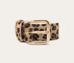 35mm Leopard print belt