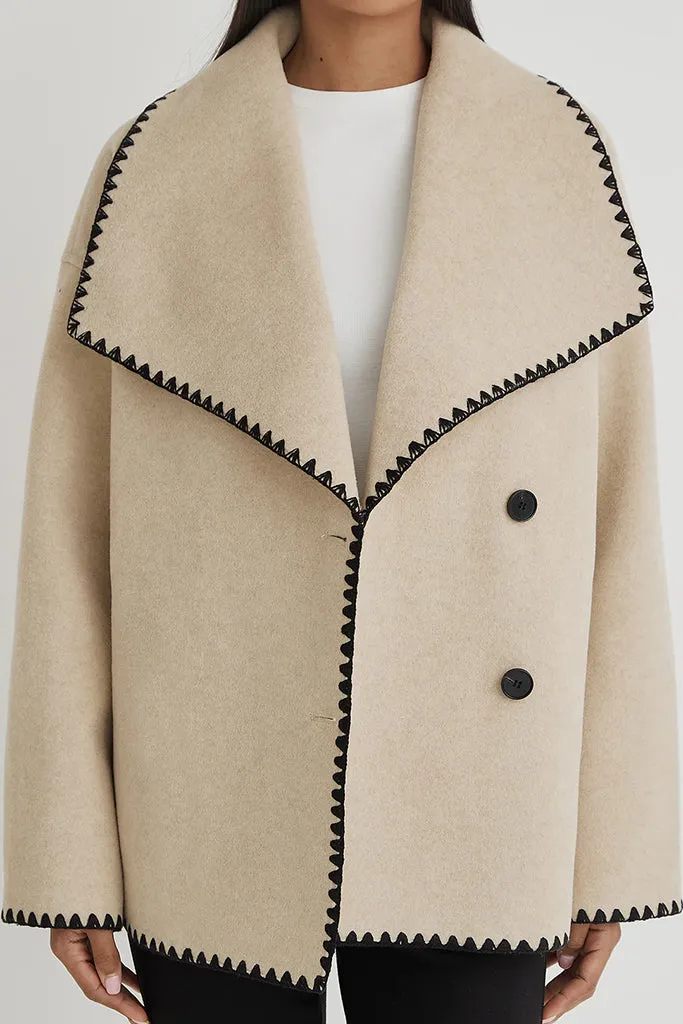 4th & Reckless - Darin Wool Jacket - Beige