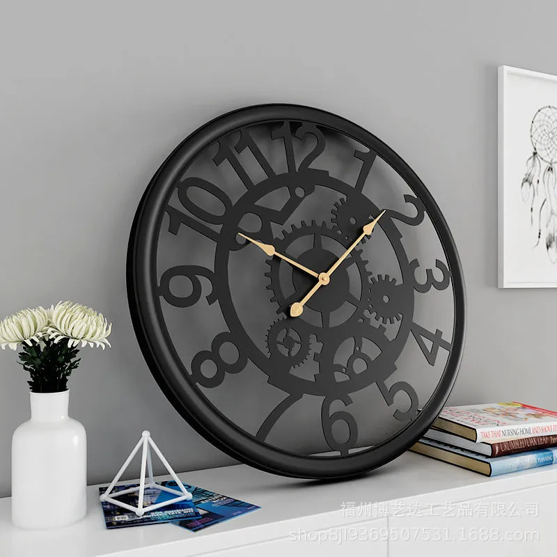 50 Cm Wall Clock (SA2103-46) - Black