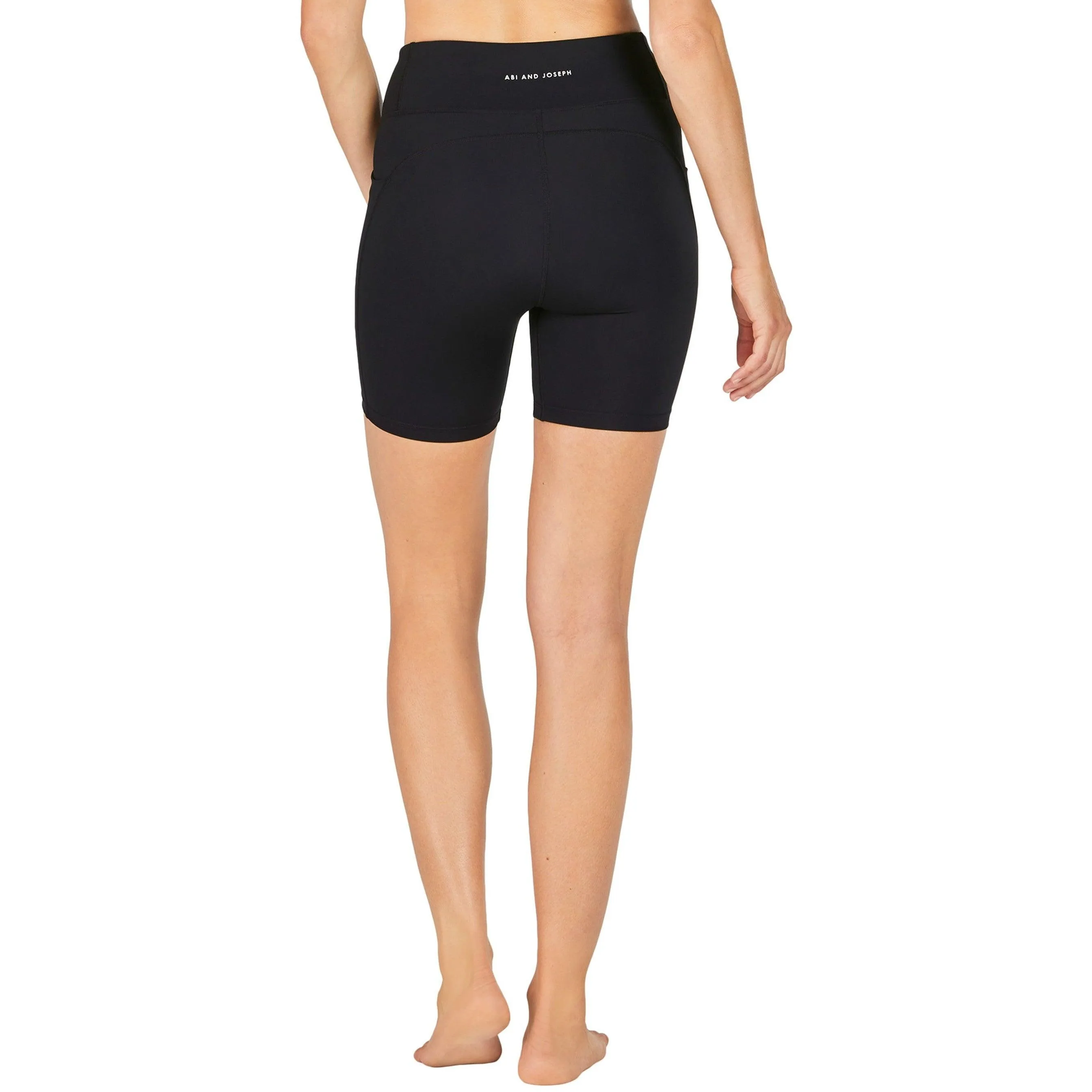 Abi and Joseph Run Swim Active Dual Pocket Mid Thigh Tight