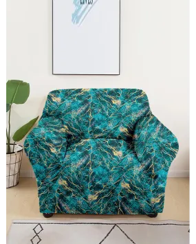 Abstract Print Single Seater Polyester Sofa Cover | 35 x 55 inches