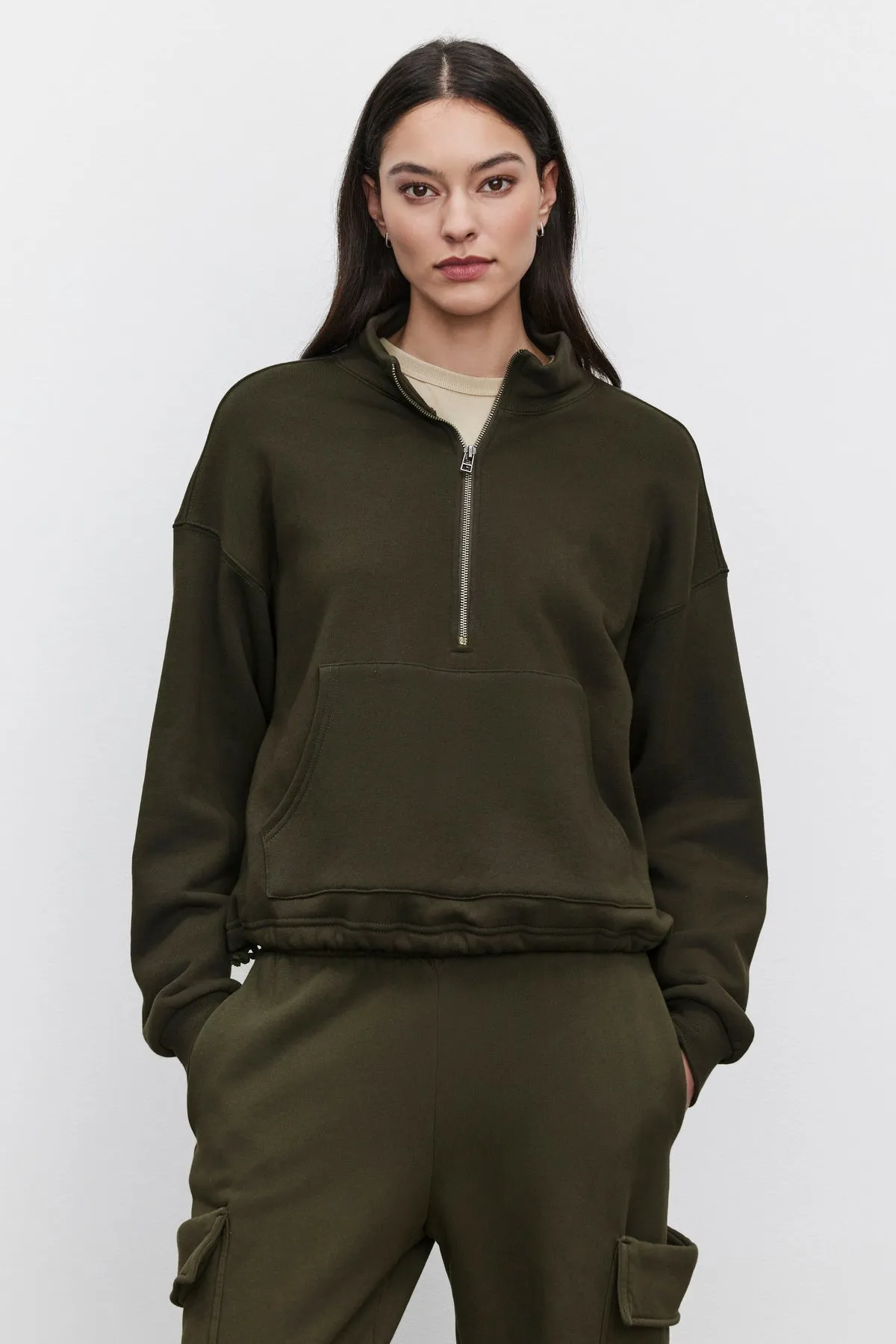 ALI HALF-ZIP SWEATSHIRT