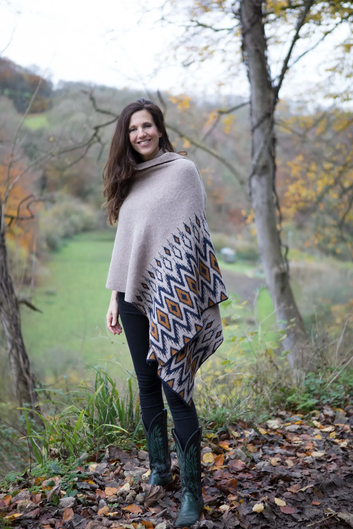 Alpaca Shawl in Highland