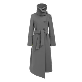 Aner Grey Wool Coat