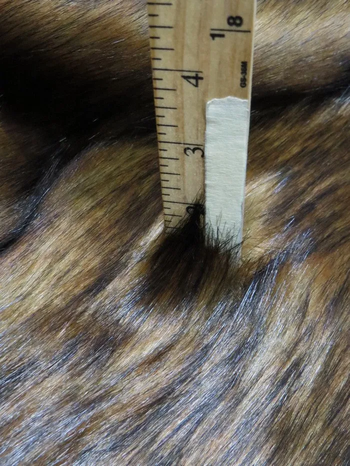 Arabian Wolf Animal Coat Costume Faux Fur Fabric / Sold By The Yard