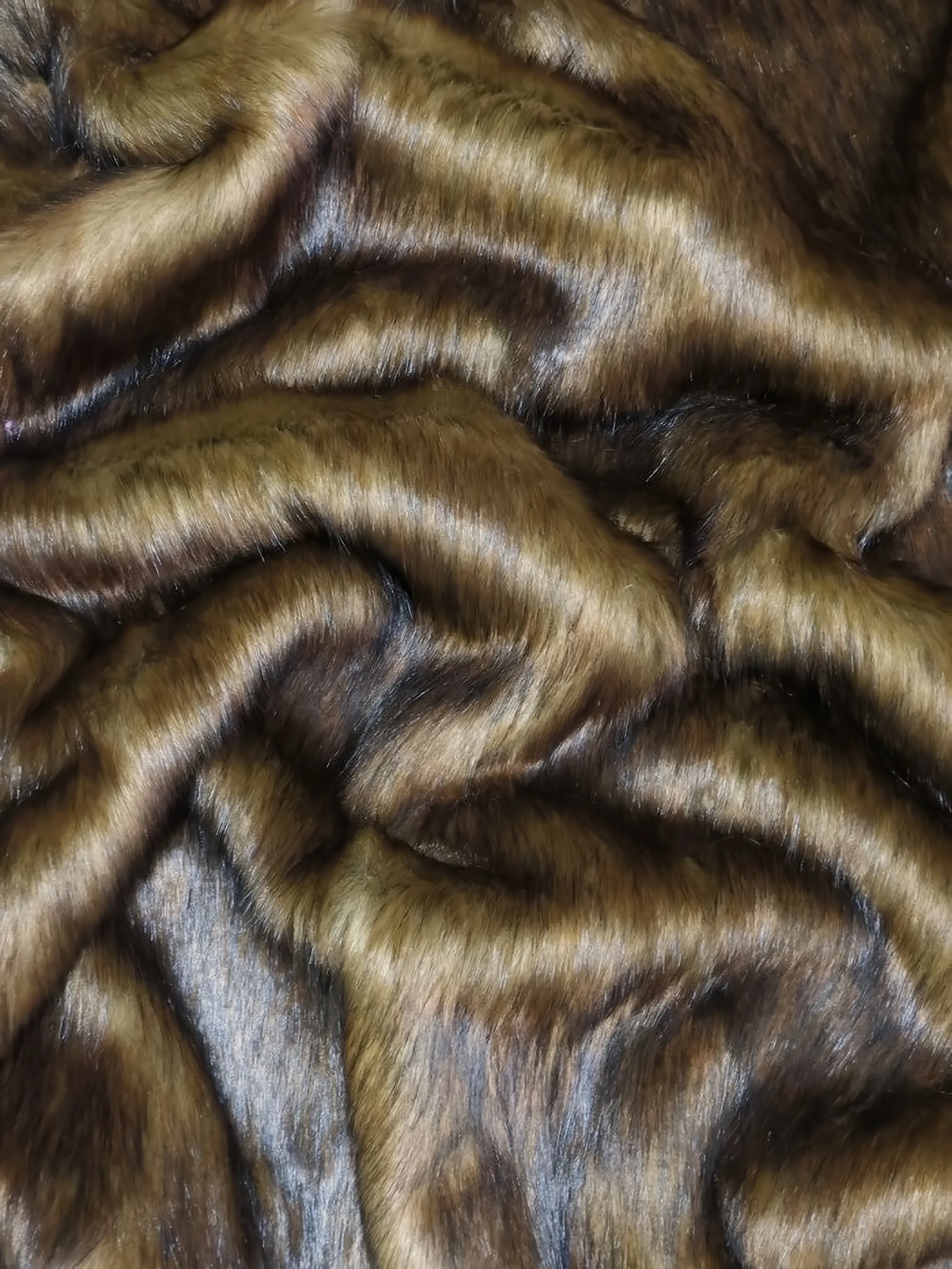 Arabian Wolf Animal Coat Costume Faux Fur Fabric / Sold By The Yard