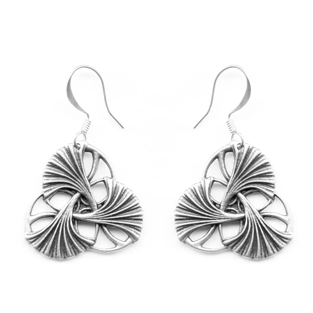 Art Nouveau Ginkgo Earrings