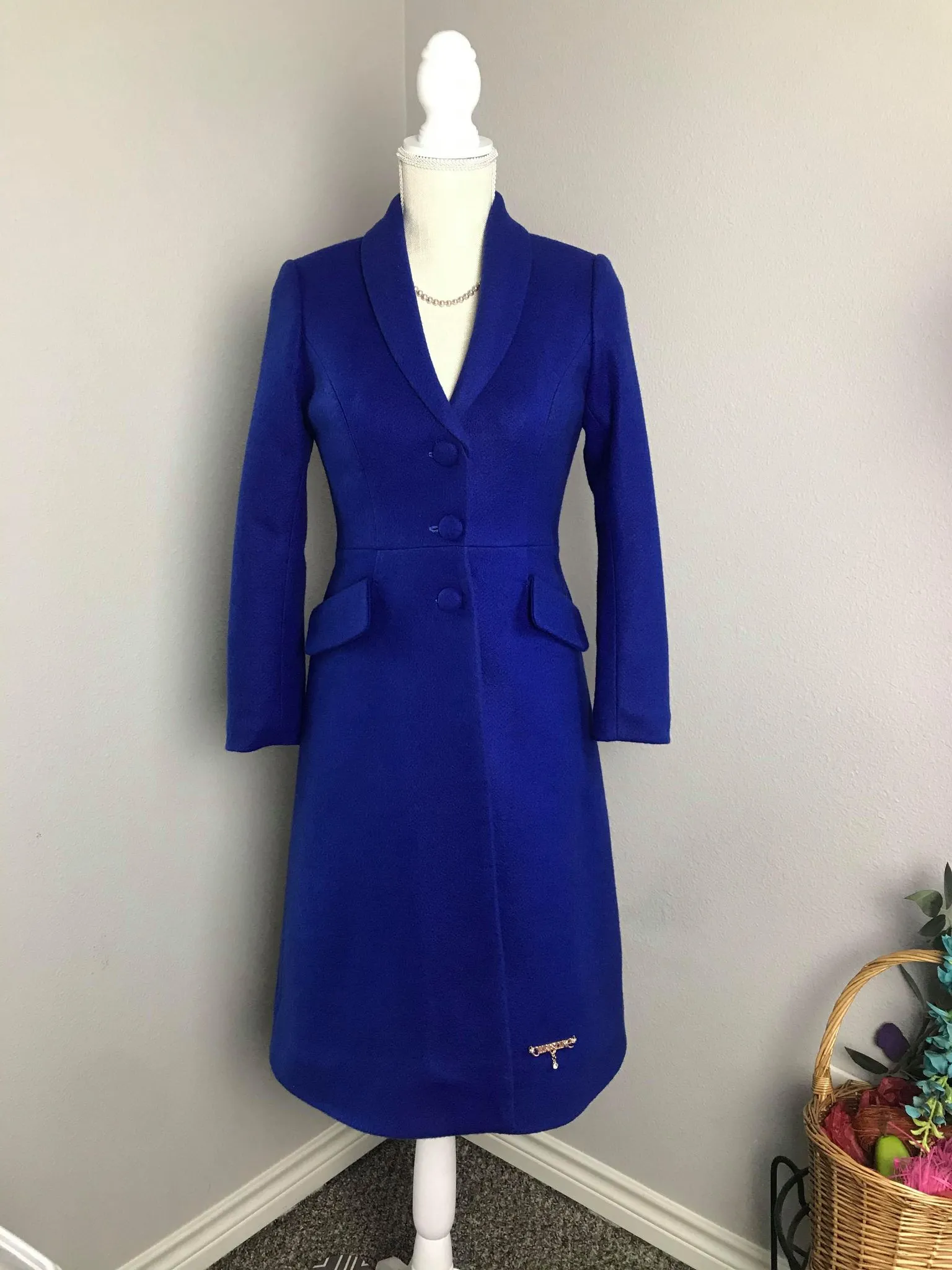 Audrey coat in Blue