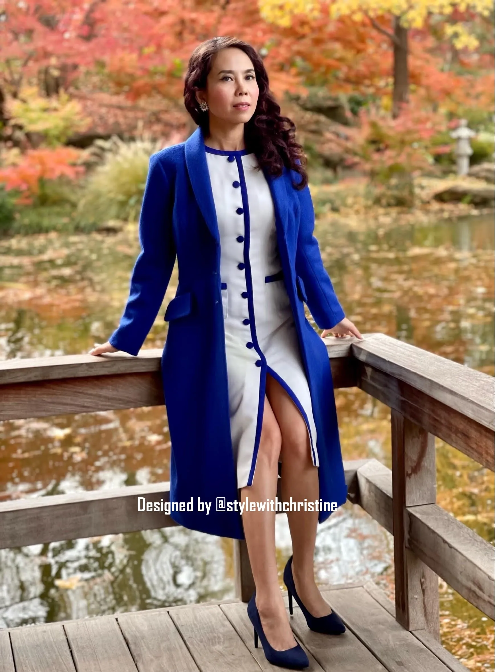 Audrey coat in Blue