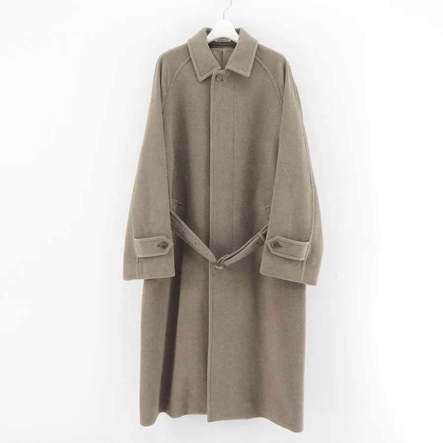 【AURALEE/オーラリー】<br>SUPER FINE WOOL MOSSER SOUTIEN COLLAR COAT <br>A24AC01WM