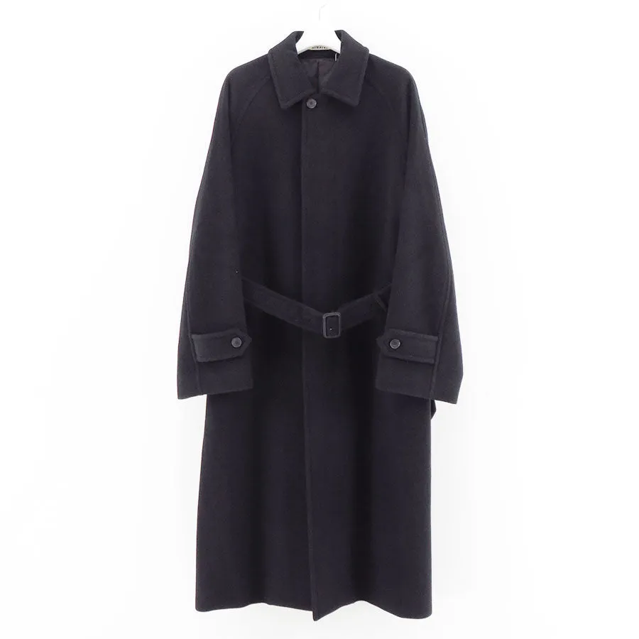 【AURALEE/オーラリー】<br>SUPER FINE WOOL MOSSER SOUTIEN COLLAR COAT <br>A24AC01WM