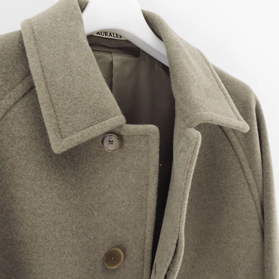 【AURALEE/オーラリー】<br>SUPER FINE WOOL MOSSER SOUTIEN COLLAR COAT <br>A24AC01WM