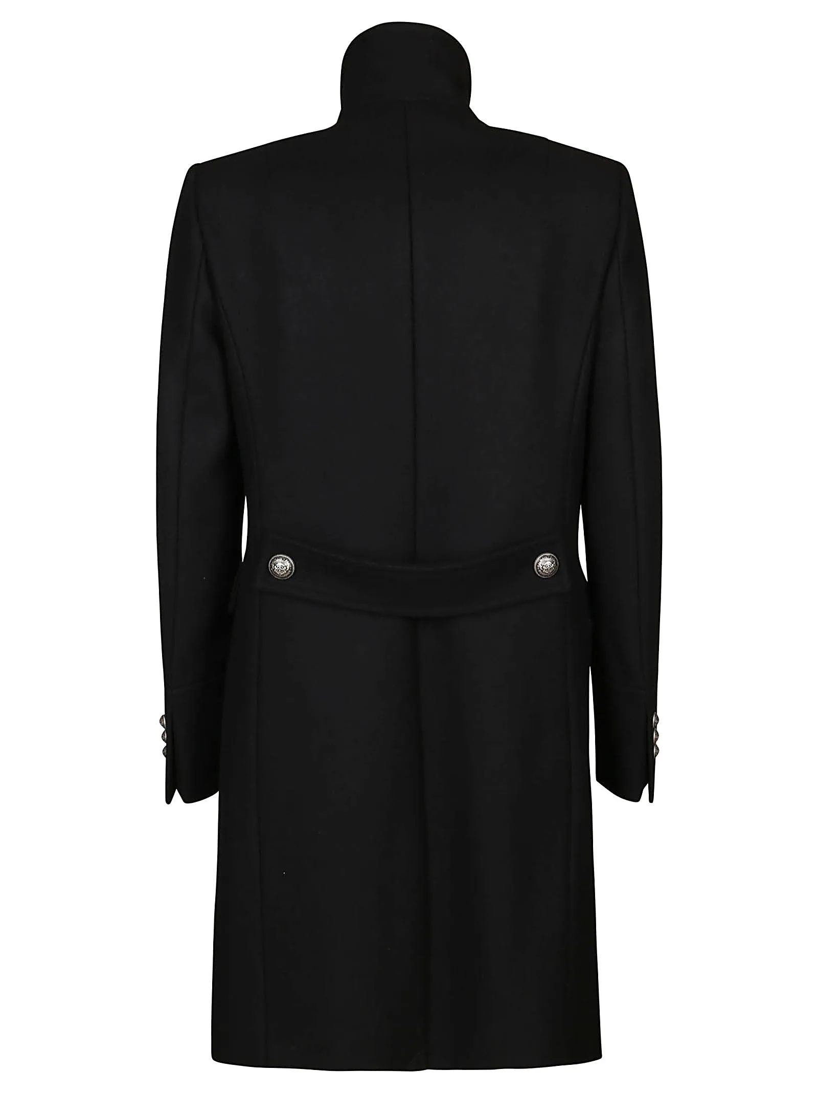 Balmain Double Breasted Military Coat