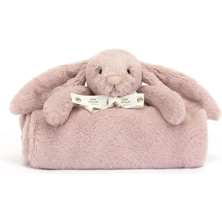 Bashful Luxe Bunny Rosa Blankie