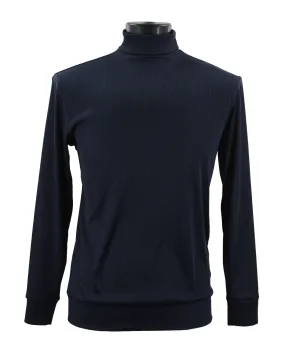 Bassiri L/S Turtleneck Navy T-Shirt 633