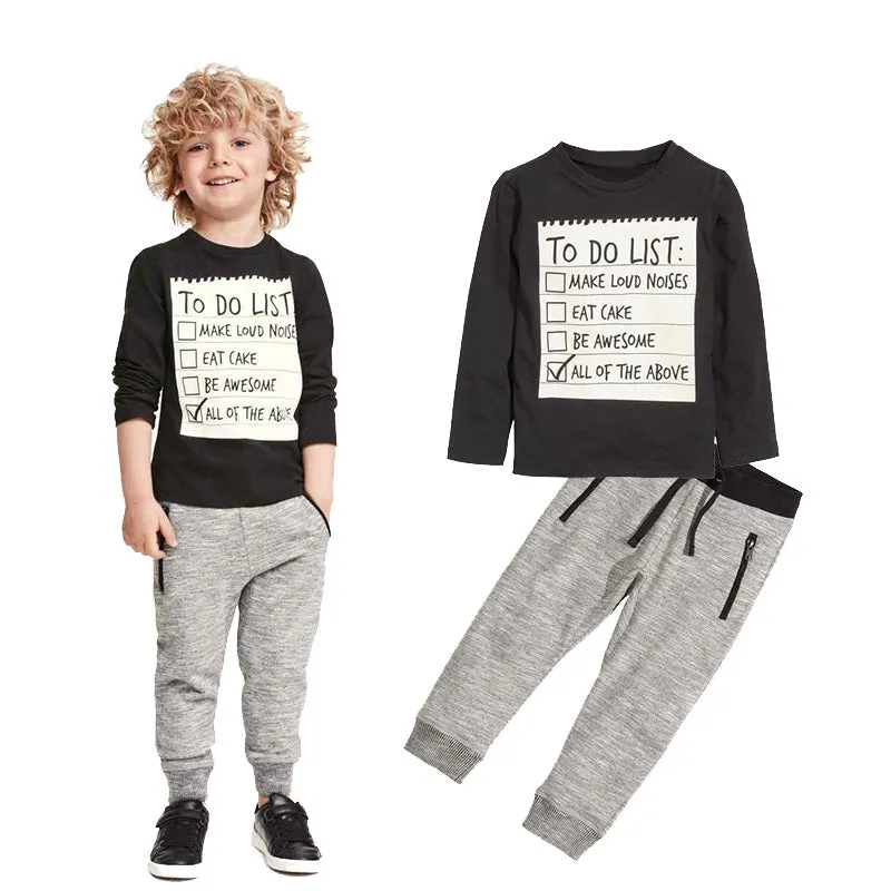 Bear Leader Boys Clothing Sets New Autumn Fashion Style Long Sleeve