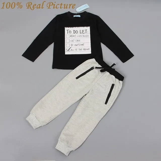 Bear Leader Boys Clothing Sets New Autumn Fashion Style Long Sleeve