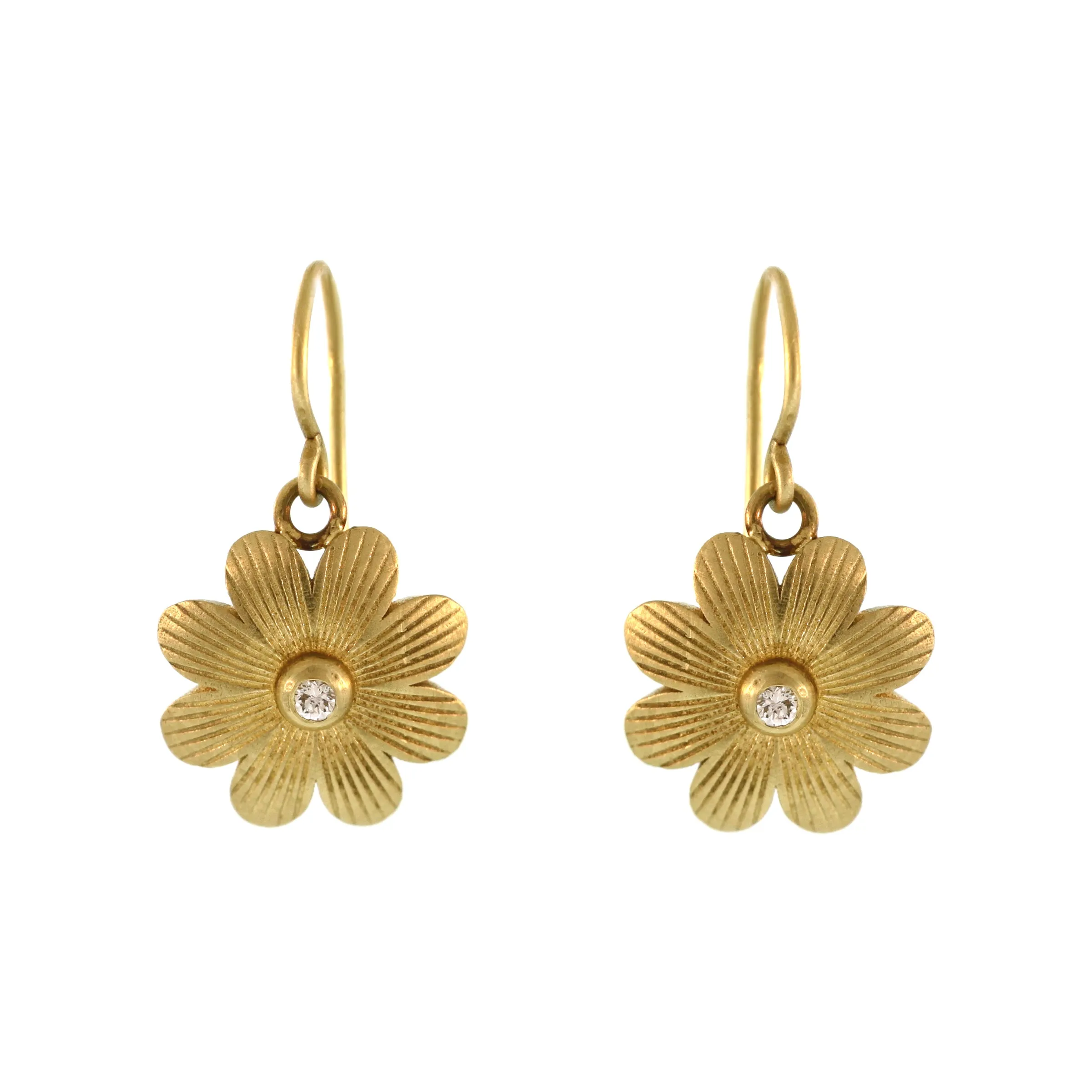 Black Eyed Susan Flower Earrings