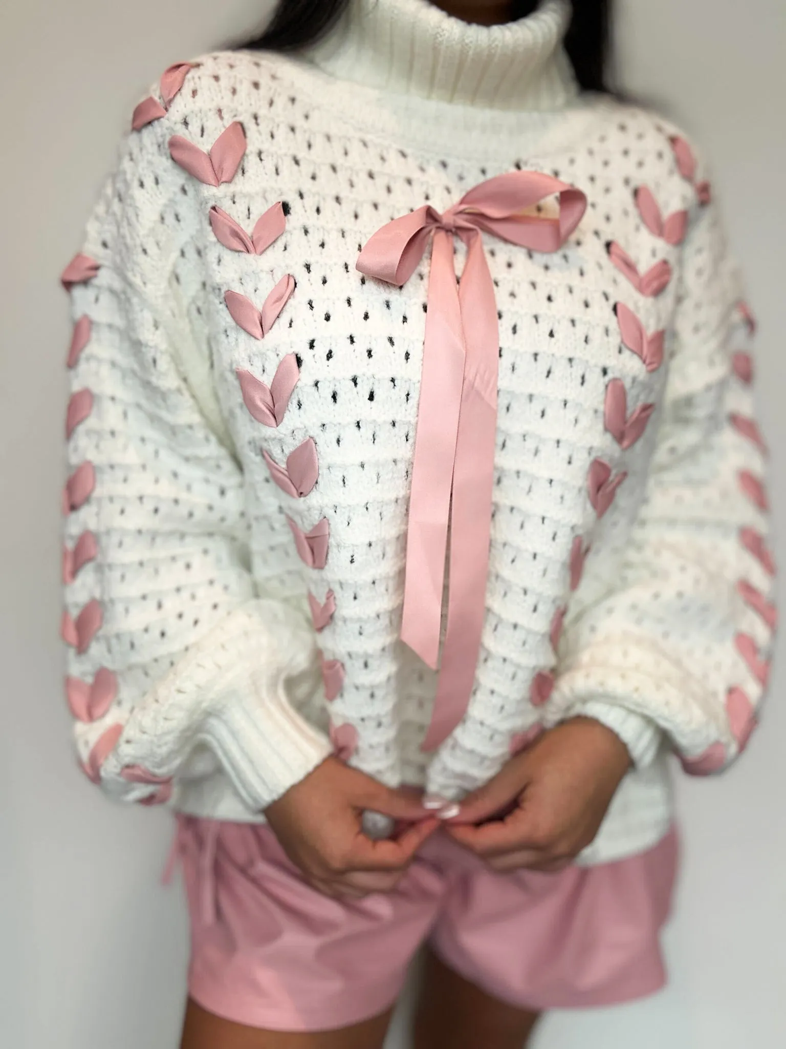 Blush & Bashful Cozy Sweater