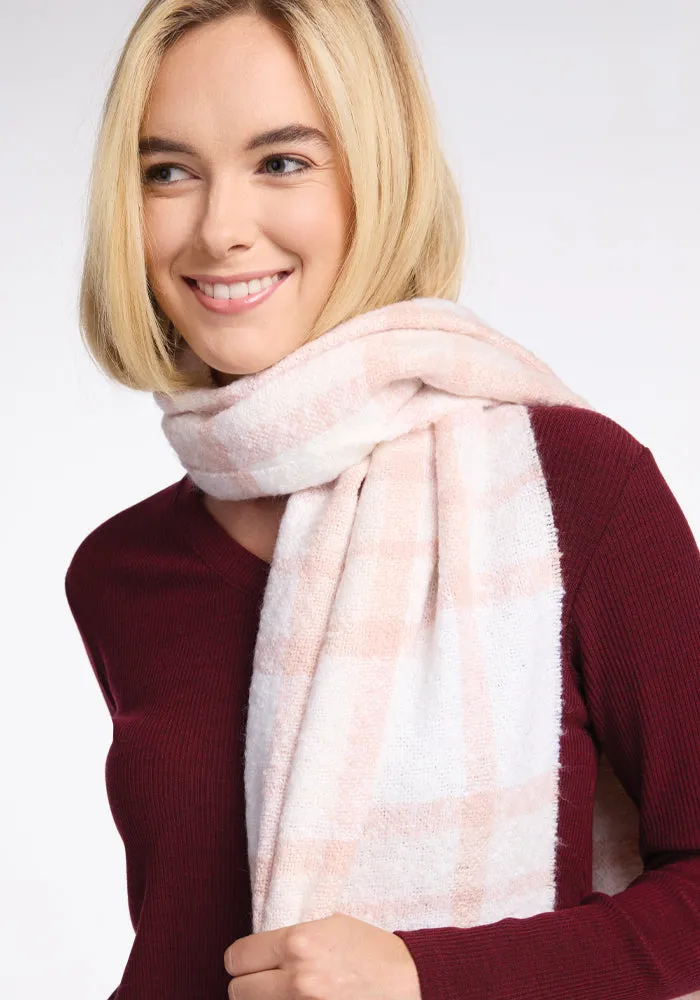 Bradie Scarf - Mauve Plaid