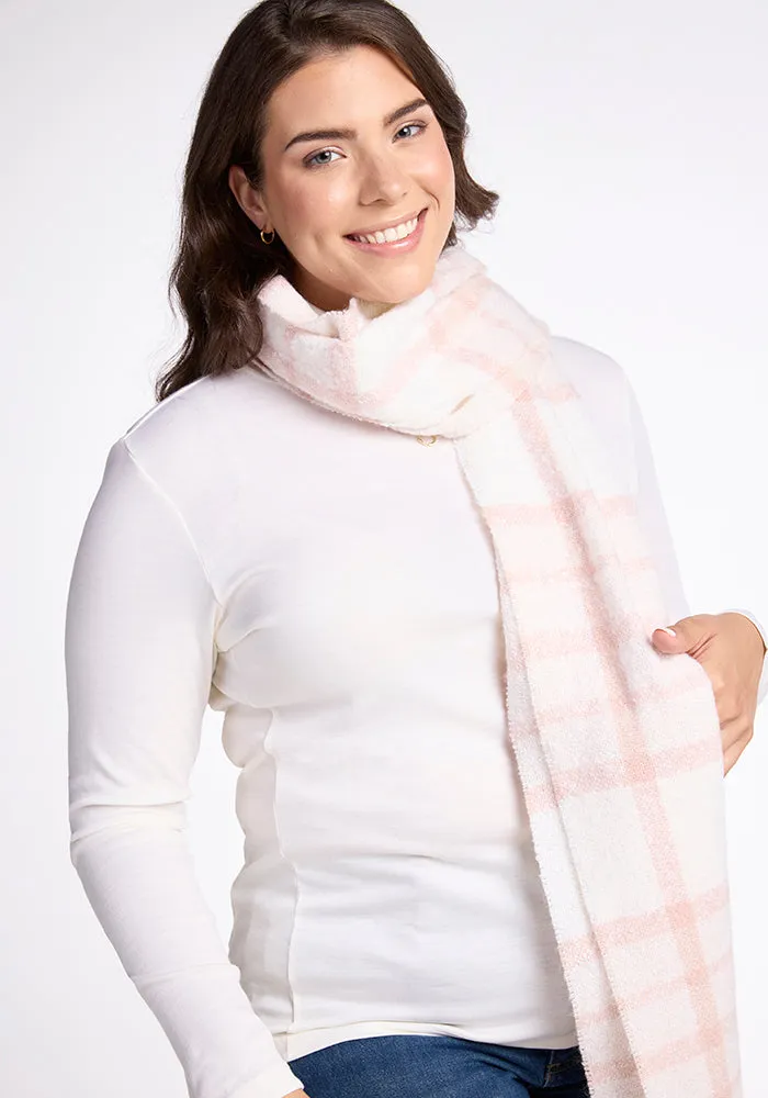 Bradie Scarf - Mauve Plaid