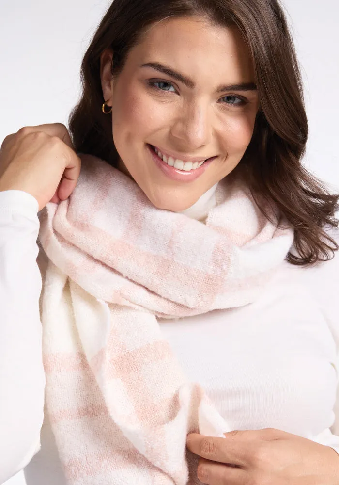 Bradie Scarf - Mauve Plaid