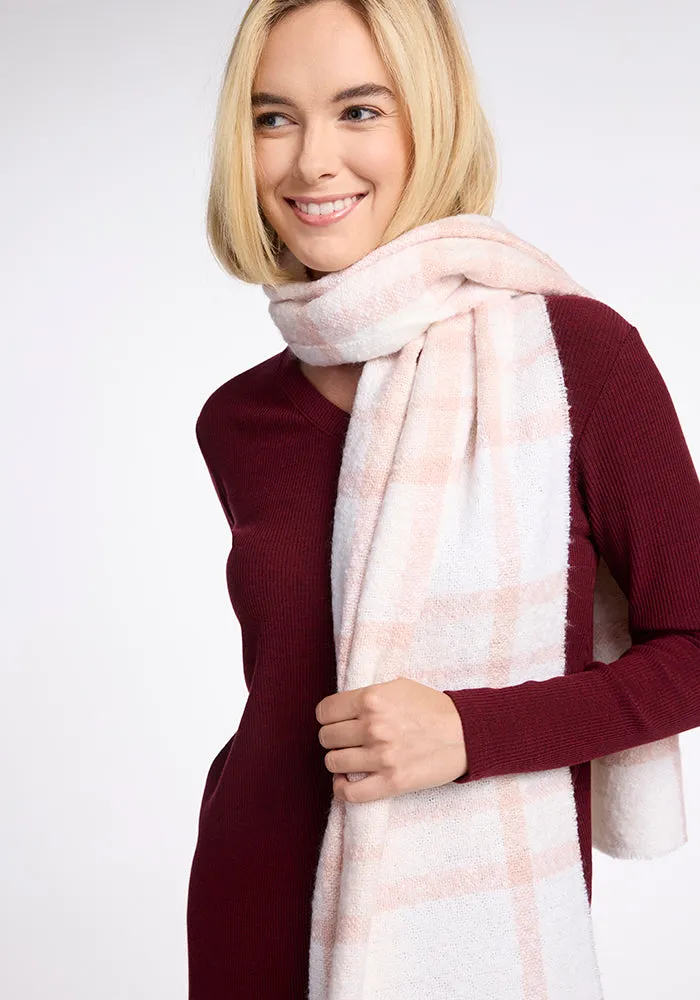 Bradie Scarf - Mauve Plaid