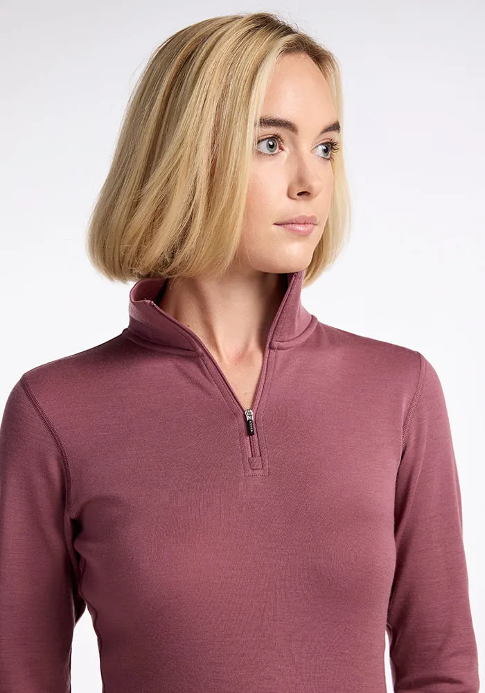 Brooke 1/4 Zip - Wild Ginger