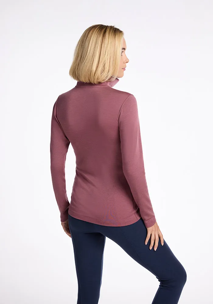 Brooke 1/4 Zip - Wild Ginger