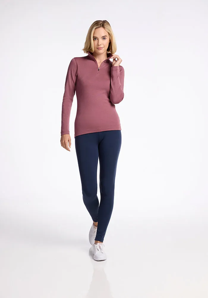 Brooke 1/4 Zip - Wild Ginger