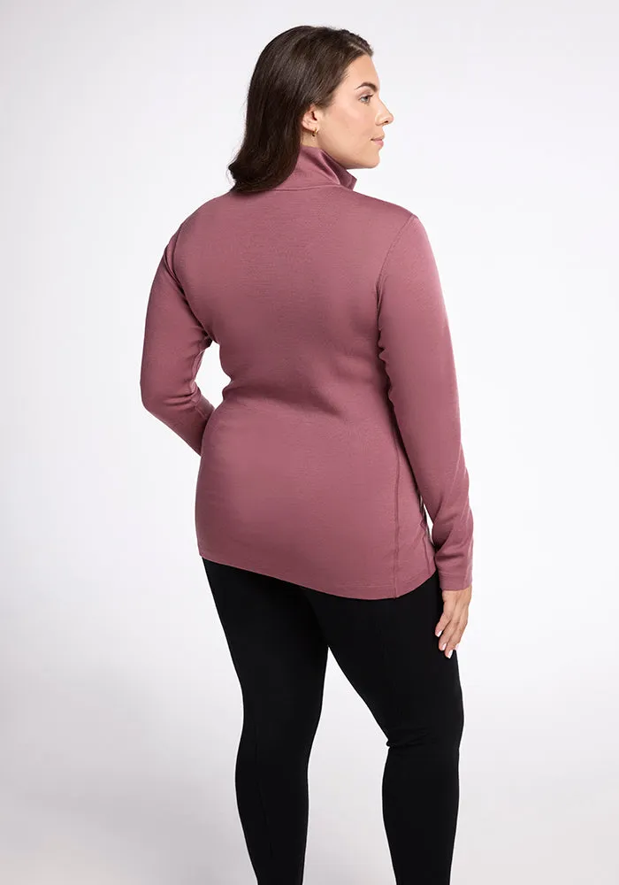 Brooke 1/4 Zip - Wild Ginger