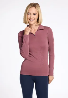 Brooke 1/4 Zip - Wild Ginger