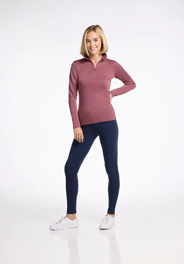 Brooke 1/4 Zip - Wild Ginger