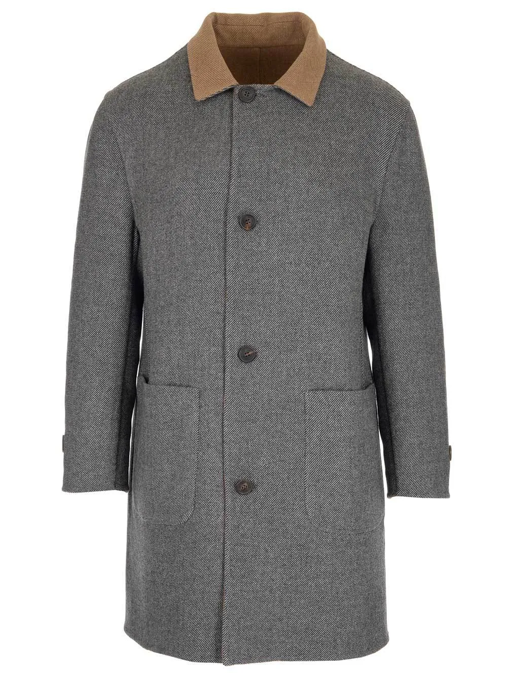 Brunello Cucinelli Reversible Pea Coat