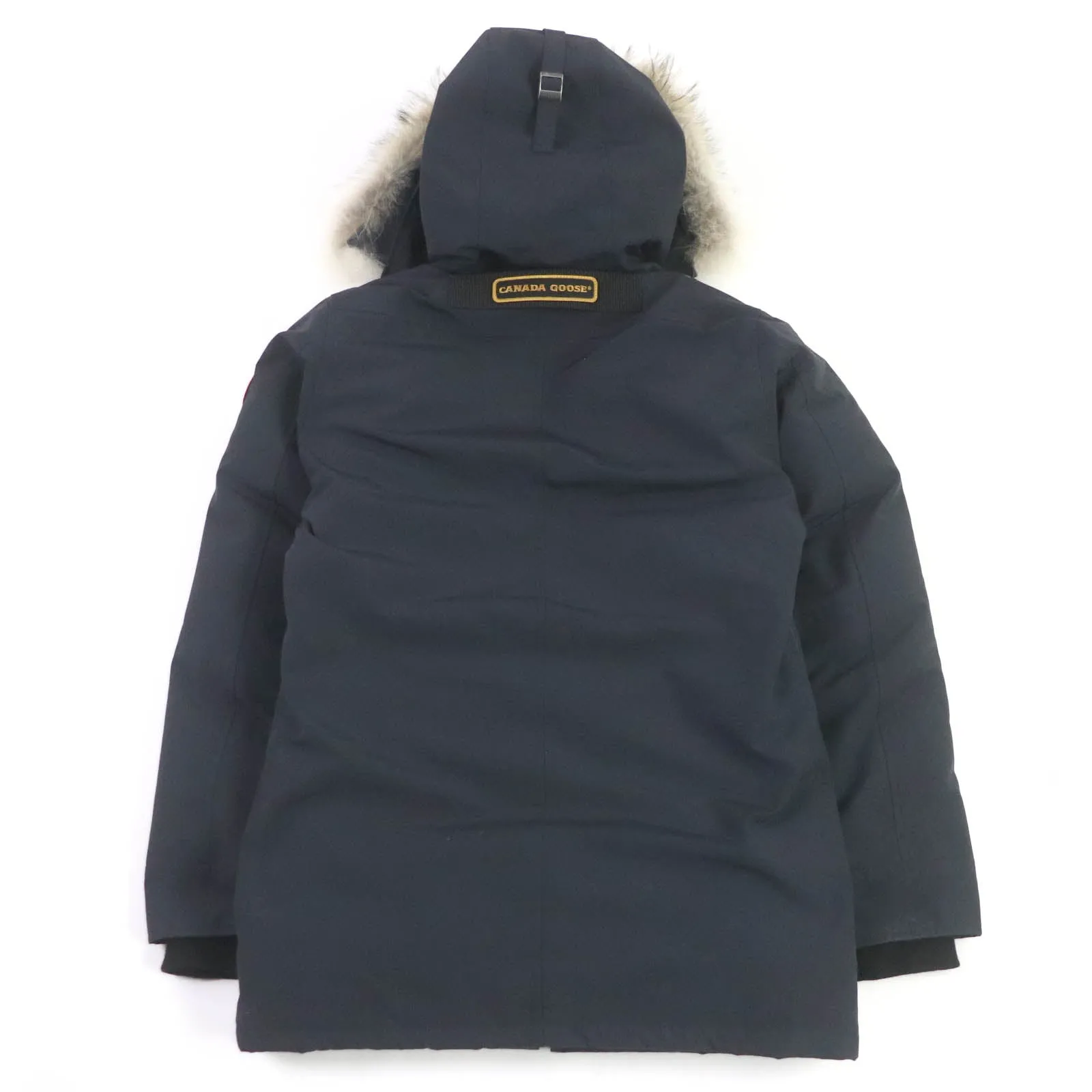 Canada Goose Jasper Fur Hooded Down Coat Navy S