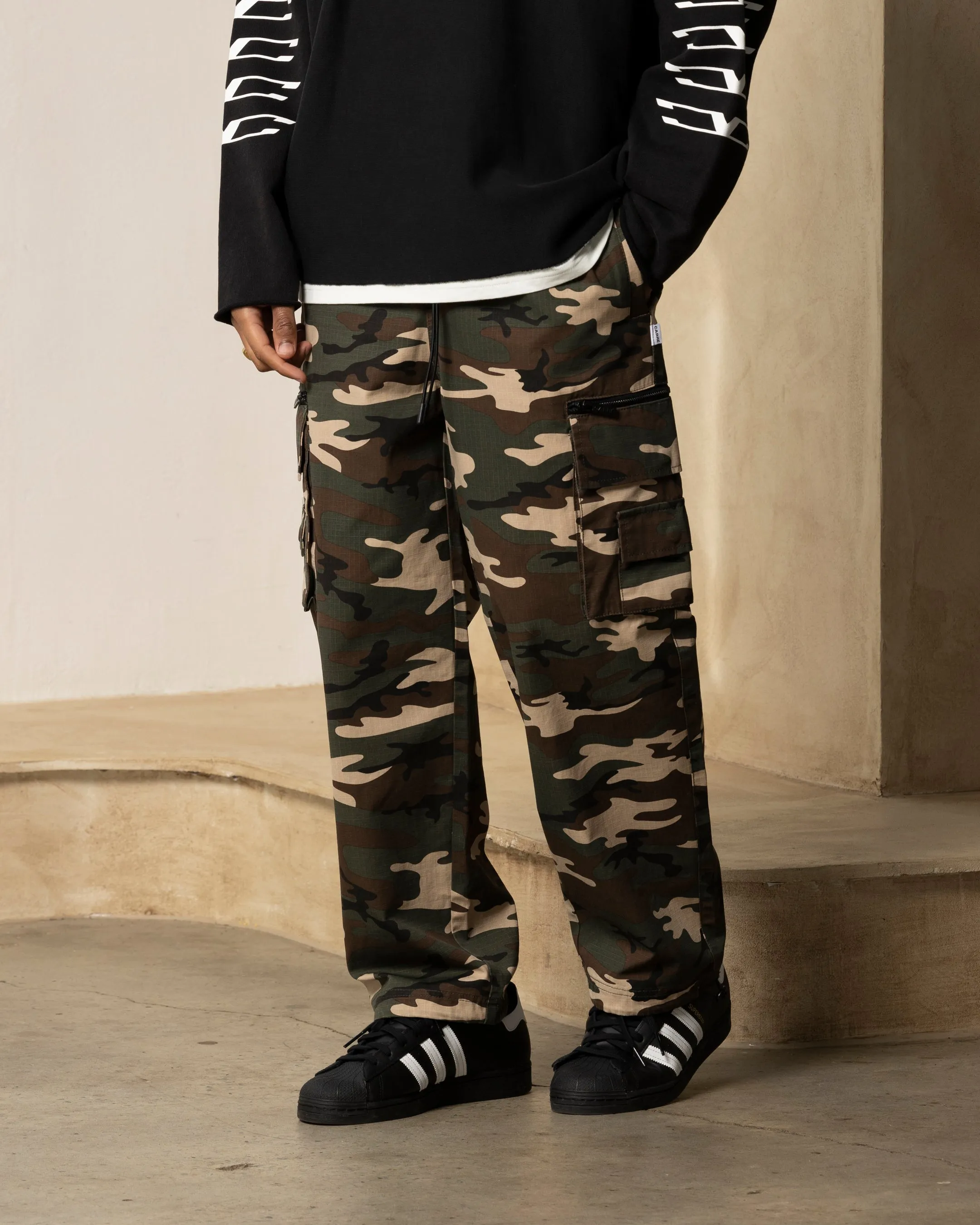 Carre Tactic Cargo Jogger Woodland Camo