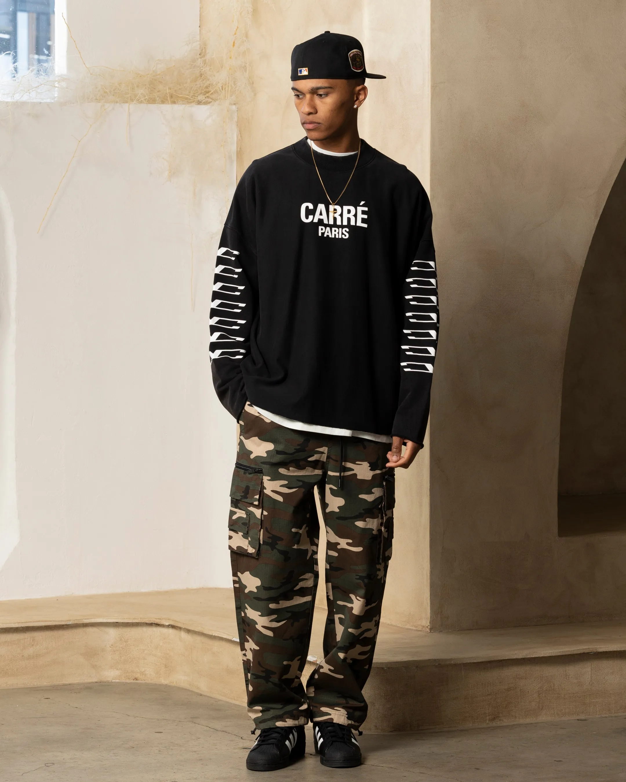 Carre Tactic Cargo Jogger Woodland Camo