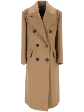 Cashmere and Wool Camel Woman Coat