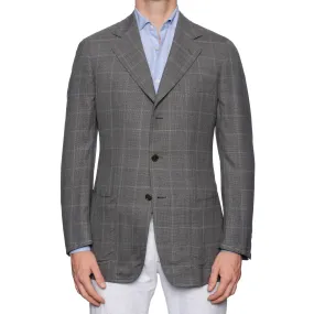 CASTANGIA 1850 Gray Plaid Wool Hopsack Sport Coat Jacket NEW