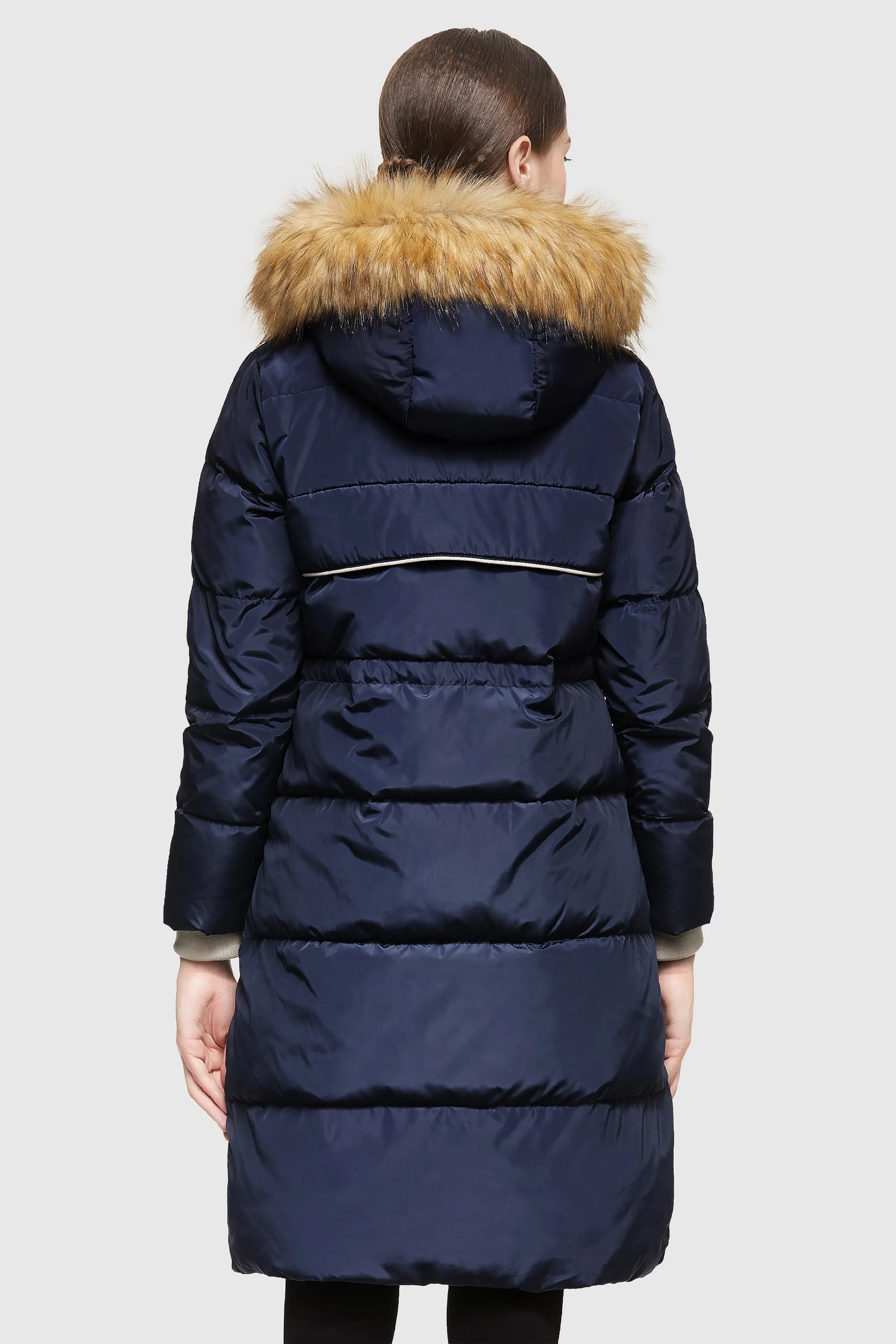 Casual Long Hooded Down Coat