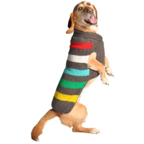 Chilly Dog Sweater Charcoal Stripe