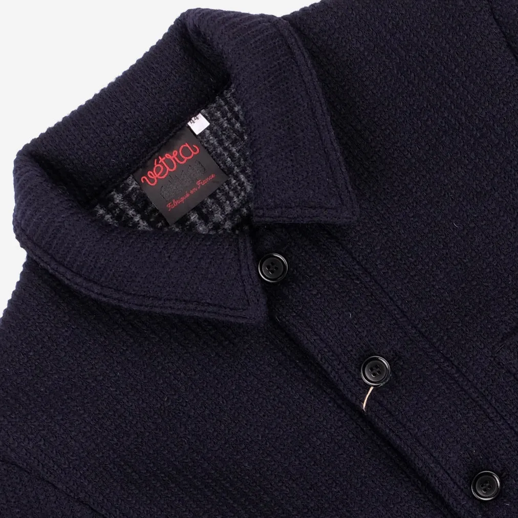 Chore Jacket - Knitted Wool - Navy