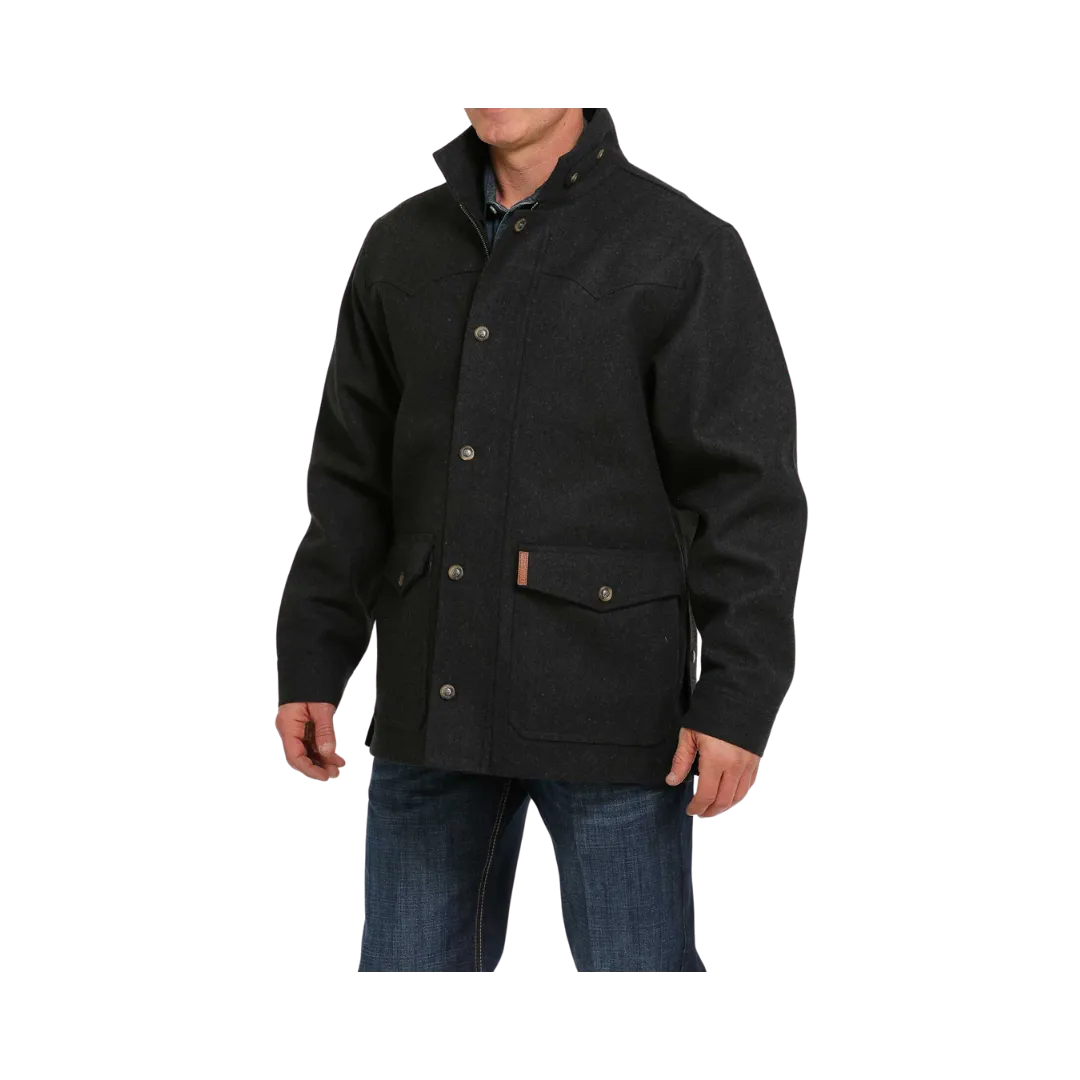 Cinch Men's Ranch Coat Charcoal