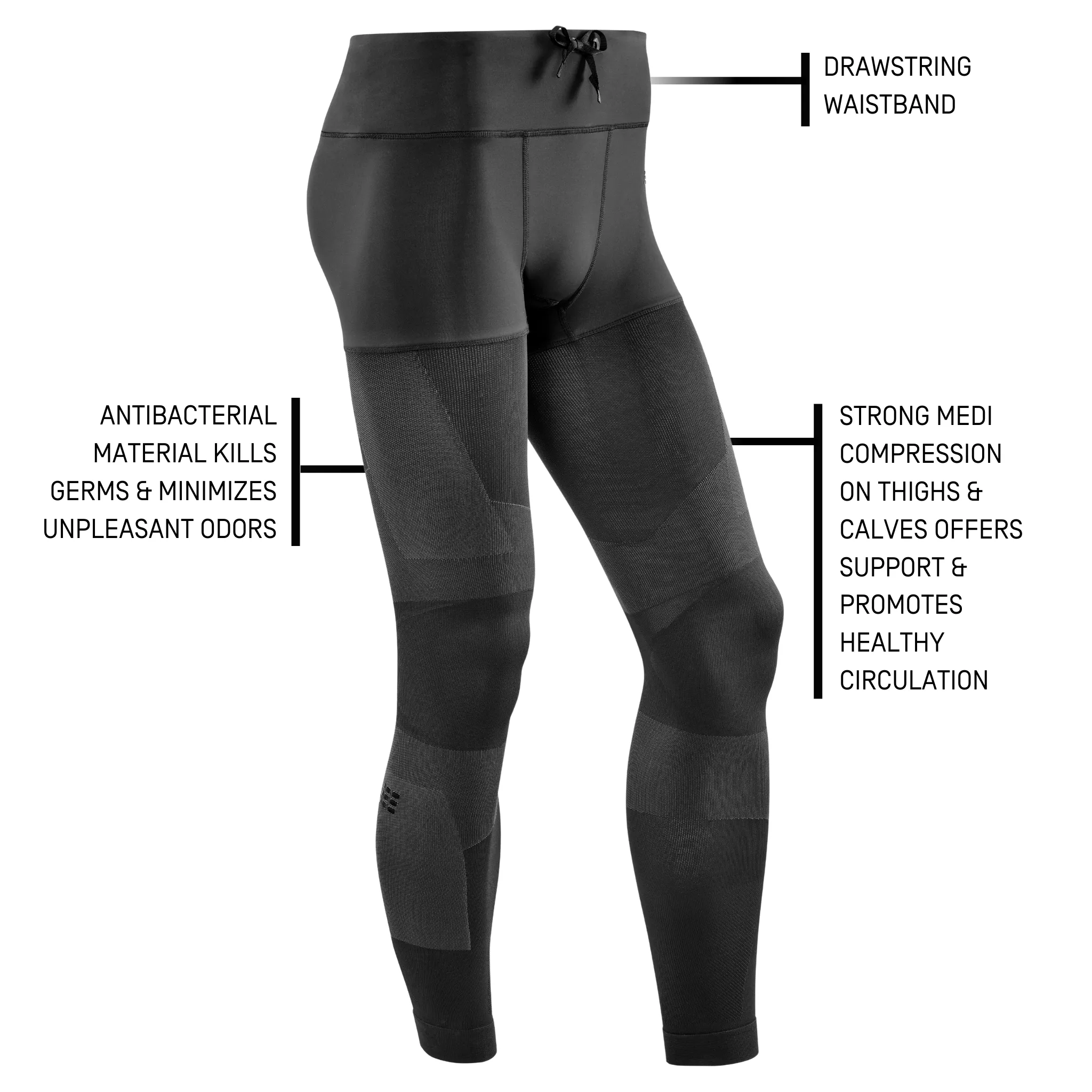 Compression Run Tights 4.0, Men