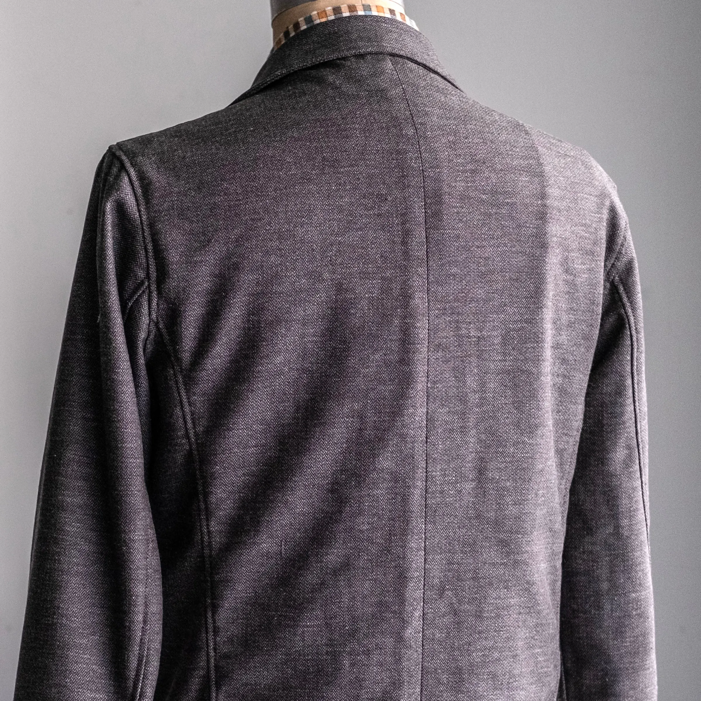 Corso Jacket DiPray Pewter Herringbone Tweed